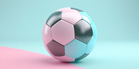 Illustration photo of Football flayer design resource Minimalistic Photo with copy space, award winning 