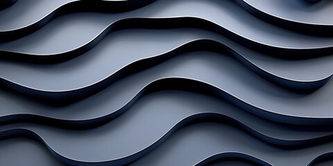 Abstract lines of shiny circle on dark blue 