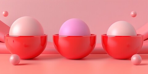 pink easter eggs