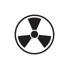 Radioactive warning logo