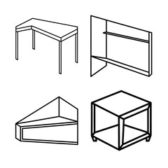 furniture line art bundle design