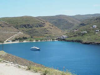 Beautiful seascape in Greece Kythnos island