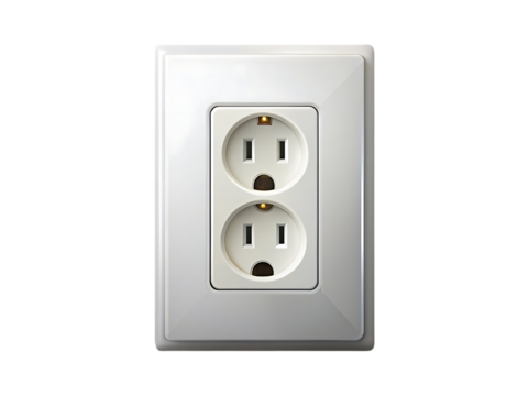 Double Electrical Outlet:  Residential Wiring & Power Solutions
