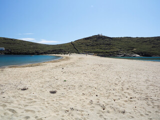 Beautiful seascape in Greece Kythnos island