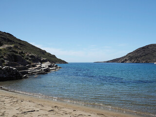 Beautiful seascape in Greece Kythnos island