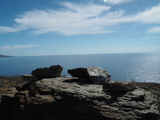 Beautiful seascape in Greece Kythnos island