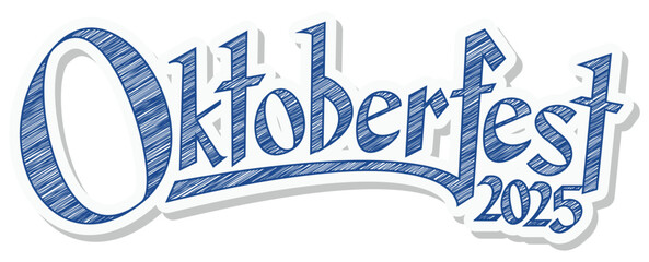 scribble header with text Oktoberfest 2025