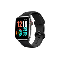 3d render of a digital clock on white