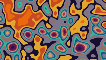 COLORFUL TEMPLATE ABSTRACT PAPER CUT PATTERN DESIGN FLAT PURPLE ORANGE BLUE COLOR FOR WALLPAPER BACKGROUND ELEMENT VECTOR 