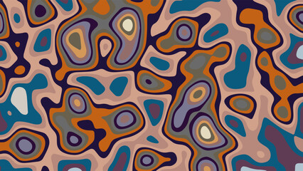 COLORFUL TEMPLATE ABSTRACT PAPER CUT PATTERN DESIGN FLAT PURPLE ORANGE BLUE COLOR FOR WALLPAPER BACKGROUND ELEMENT VECTOR 