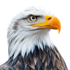 Eagle isolated on transparent background.