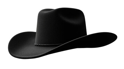 Dark cowboy hat, angled view (5)
