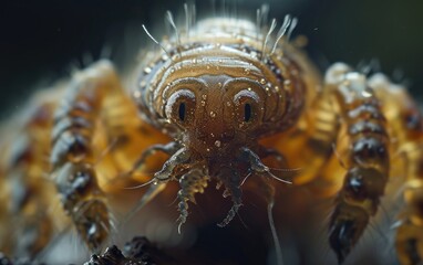 Extreme Closeup Of A Tiny Insect