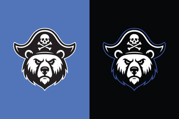 pirate bear logo esport