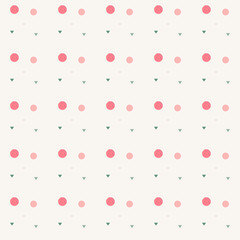 Minimal floral vector pattern with hand-drawn pastel flowers and leaves on light cream background. Modern elegant botanical seamless design for fabric, wallpaper, and stationery.