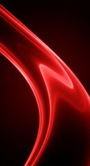 Abstract digital art featuring fluid red lines, ideal for modern and high-tech themes.
