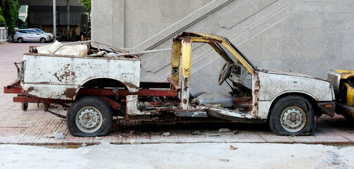 truck on the road