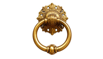 Gold door knocker