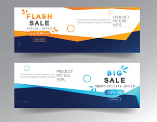 sale banner template design  big sale  flash sale. modern banner design.