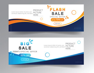 sale banner template design  big sale  flash sale. modern banner design.