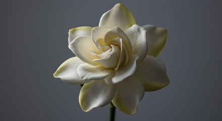 Fototapeta premium Single Gardenia Petal Glow PNG