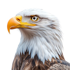 Obraz premium Eagle isolated on transparent background.