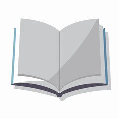 blank opened book magazine and notebook template