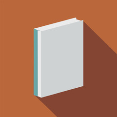 blank book cover vector