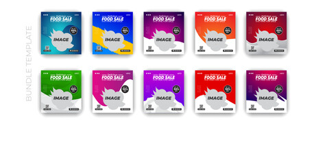 Cake sale social media post design