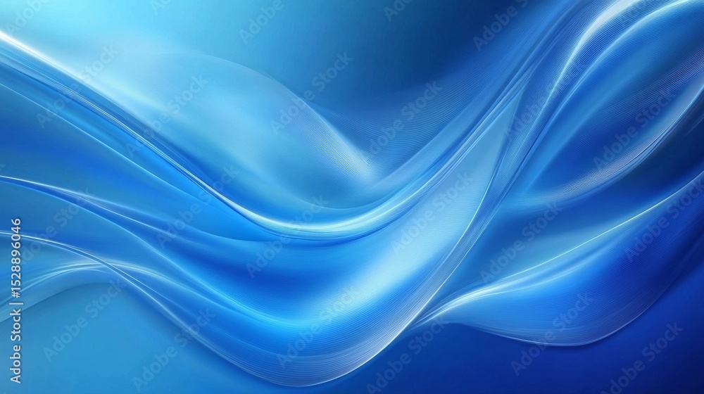 Poster futuristic blue technology background with digital grid, glowing data lines, and abstract circuit pa