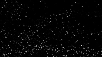 Blurred fire embers sparks on black background . Texture isolated overlays. Concept of particles, sparkles, flame and light.