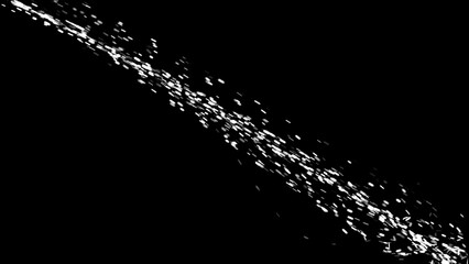 Blurred fire embers sparks on black background . Texture isolated overlays. Concept of particles, sparkles, flame and light.