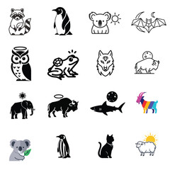Fototapeta premium Single bundle pack icon colorful design element