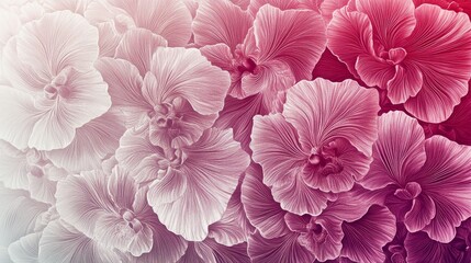 28.A luxurious floral template showcasing orchids in vibrant shades of magenta and white, with detailed petals and subtle gradients, ideal for invitations and banners.