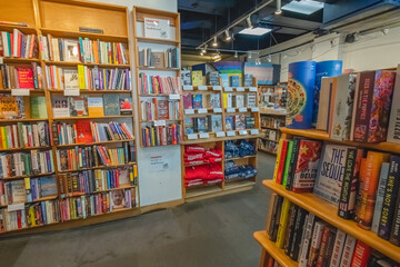 Kramers bookstore and cafe in the Dupont Circle neighborhood of Washington, D.C.