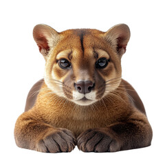 Obraz premium Fossa isolated on transparent background.