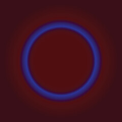 blue neon circle wall decor, Mehron background, wallpaper, vector illustration