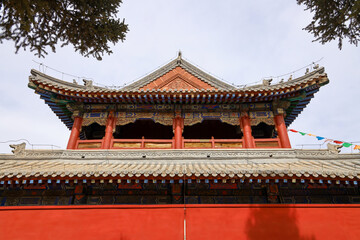 Naklejka premium Fuhui Temple, Kalaqin Banner, Chifeng, Inner Mongolia