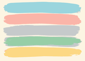 Obraz premium Soft Brush Strokes in Pastel Colors