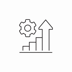 data techniques icon sign vector
