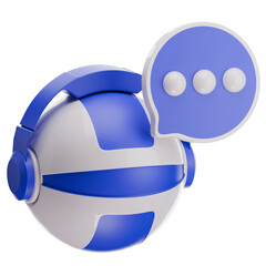 Obraz premium Marketing Automation Robot 3D Illustration