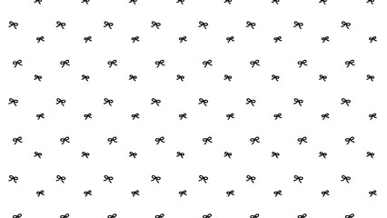 ガーリーなリボンのシンプルパターン⭐︎PNG
