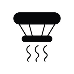 Fire Detector Icon vector stock illustration