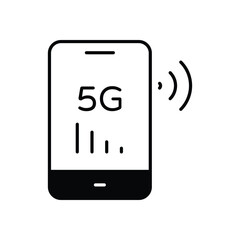 5g Network Icon vector stock illustration