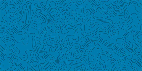 Abstract flow design inspired by topographic maps

