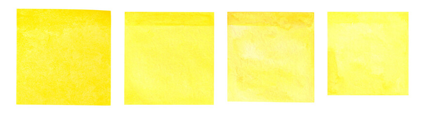 A set of four textured yellow backgrounds for use in graphic design and creativity.