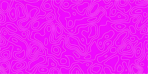 Topographic design with irregular abstract linework

