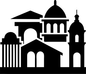 taj mahal vector illustration