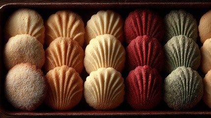 Obraz premium Assorted holiday cookies with festive sprinkles, perfect for sharing joy