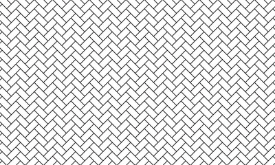 Naklejka premium 長方形が檜垣文様に並ぶ線のフレーム